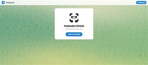 pandabuy links telegram